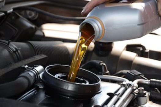 changing motor oil